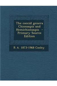 The Coccid Genera Chionaspis and Hemichionaspis