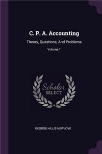 C. P. A. Accounting