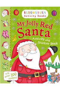 My Jolly Red Santa Activity and Sticker Book