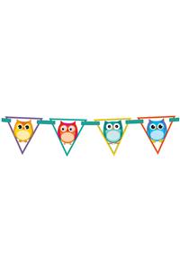 Colorful Owls Bunting