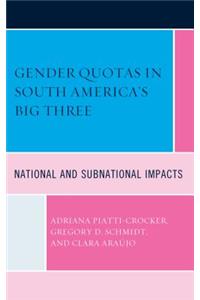 Gender Quotas in South America's Big Three
