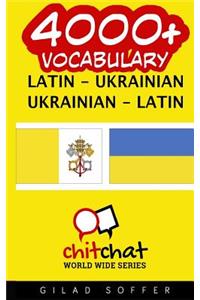 4000+ Latin - Ukrainian Ukrainian - Latin Vocabulary