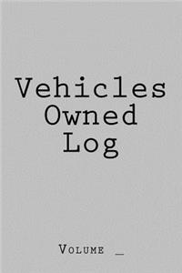 Vehicles Owned Log