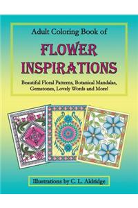 Adult Coloring Book of Flower Inspirations