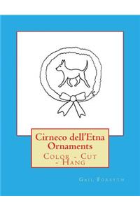 Cirneco dell'Etna Ornaments