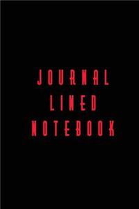 Journal Lined Notebook