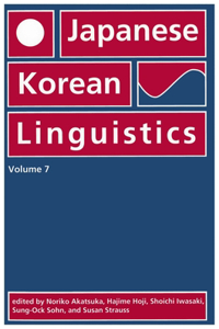 Japanese/Korean Linguistics, Volume 7, 7