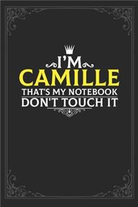 I'm Camille that's my notebook don't touch it