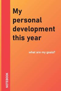 My personal development this year