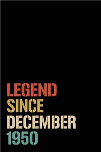 Legend Since December 1950