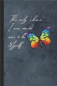 Rainbow Butterfly Notebook
