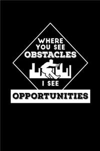 Where You See Obstacles I See Opportunities