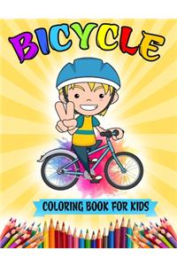 Bicycle Coloring Book For Kids