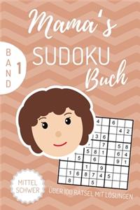 Mama's Sudoku Buch Über 100 Rätsel Mit Lösungen Mittel Schwer Band 1