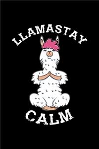 Yoga Notebook llamastay Calm