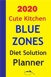 2020 Cute Kitchen Blue Zones Diet Solution Planner