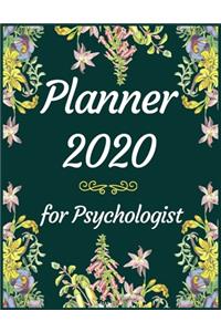 Planner 2020 for Psychologist