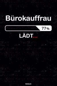 Bürokauffrau Lädt... Notizbuch