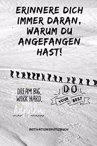 Erriner Dich Immer Daran Warum Du Angefangen Hast! Do Your Best