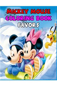 Mickey Mouse Coloring Book Favors