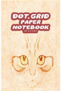 Dot Grid Paper Notebook A5 5.5x8.5
