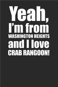 Washington Heights Crab Rangoon Lover 120 Page Notebook Lined Journal