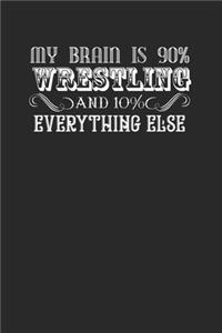 Wrestler 120 Page Notebook Lined Journal Awesome for Wrestlers and Wrestling Lovers