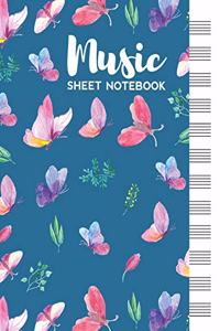 Music Sheet Notebook