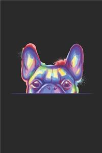 Peeking French Bulldog