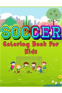 Soccer Coloring Book For Kids
