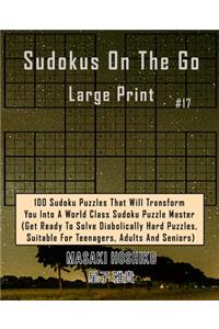 Sudokus On The Go Large Print #17