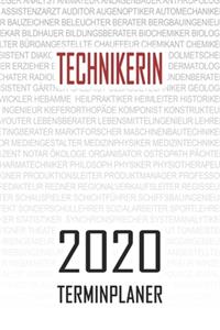 Technikerin - 2020 Terminplaner
