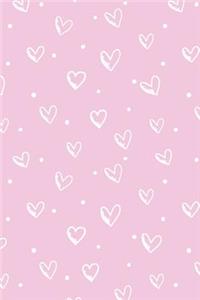 Cute Hearts Notebook