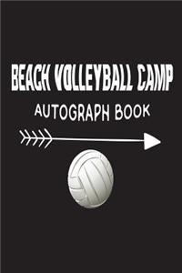 Beach Volleyball Camp Autograph Book