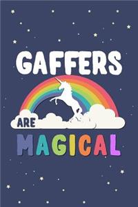 Gaffers Are Magical Journal Notebook: Blank Lined Ruled for Writing 6x9 120 Pages