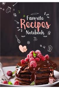 Favorite Recipes Notebook