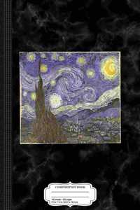 Van Gogh Starry Night Composition Notebook