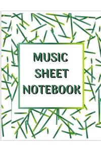 Music Sheet Notebook