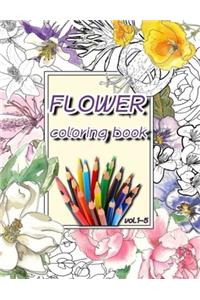 Flower Coloring Book