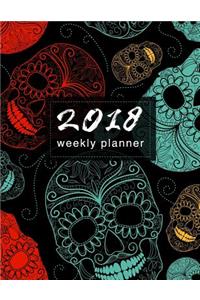2018 Planner Weekly & Monthly Skulls