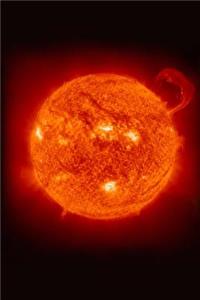 Fiery Star Outer Space Theme Science Journal
