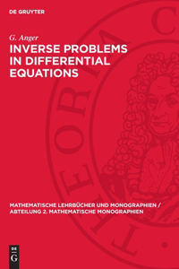 Inverse Problems in Differential Equations