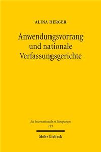 Anwendungsvorrang und nationale Verfassungsgerichte