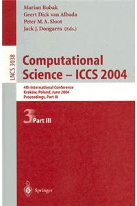 Computational Science -- Iccs 2004