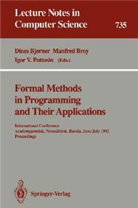 Formal Methods in Programming and Their Applications