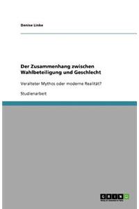 Der Zusammenhang zwischen Wahlbeteiligung und Geschlecht