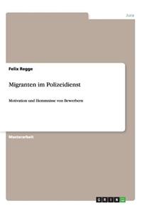 Migranten im Polizeidienst