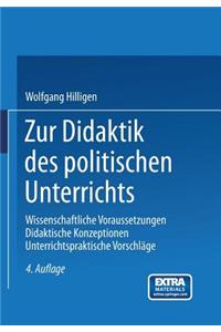 Zur Didaktik Des Politischen Unterrichts