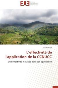 L Effectivité de l'Application de la Ccnucc