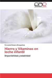 Hierro y Vitaminas en leche infantil